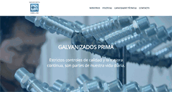 Desktop Screenshot of galvanizadosprima.com